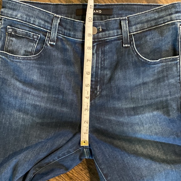 J Brand Ruby Silverpool Jeans Step Hem Silver Dipped 26 EUC - Picture 5 of 12